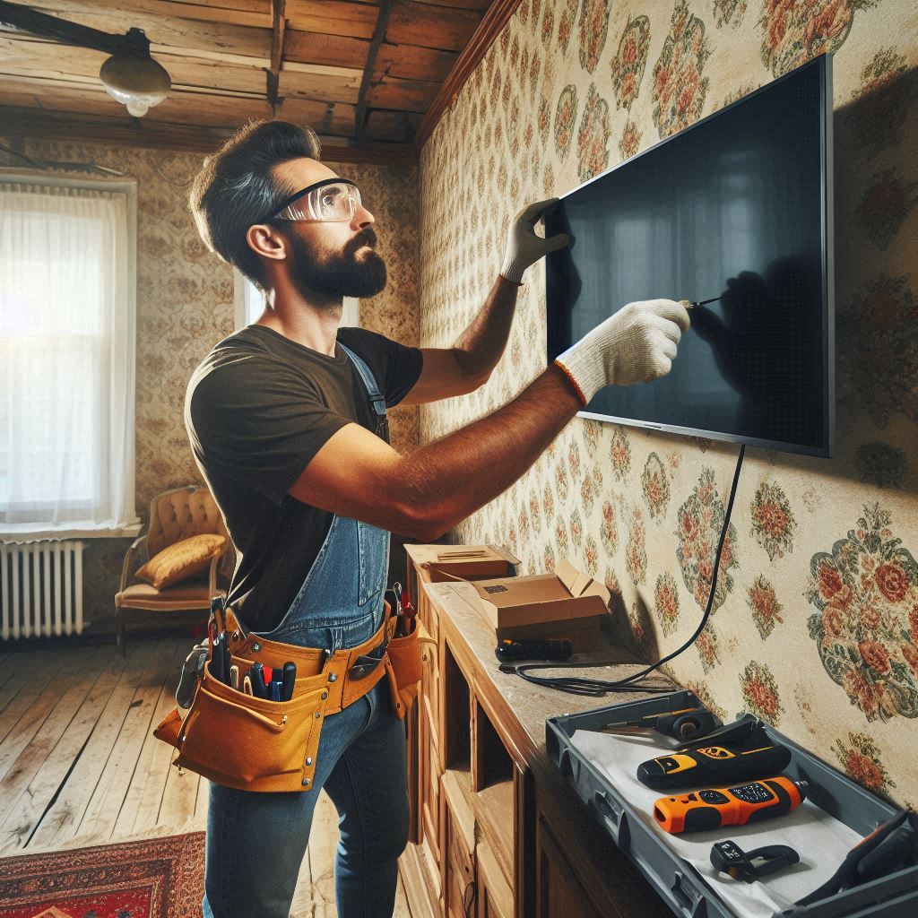 Mounting a TV on the Drywall