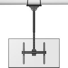 ZeboZap ZZTVC2144 Full Motion Outdoor Ceiling TV Mount Height Adjustable Hanging Mount for Patio Gazebo or Pergola Fits 32 to 55 Inch TVs with Tilt Swivel Flip Down Holds Up to 110 Pounds