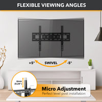 CondoMounts ADVANCED Tilt TV Wall Mount For Steel Stud | NO Stud | TV Mount Metal Studs | Holds 100lbs | 37-in. to 80-in. TVs | Includes 200lbs Elephant Anchor Set with Titanium Drill Bit