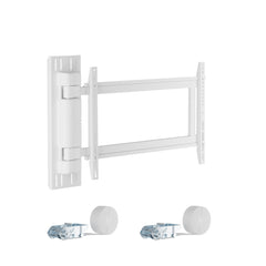 CondoMounts CLMSATVA2064 Manual Swing TV Wall Mount | Full Motion Swivel Arm for 32–75” Flat & Curved Screens | Heavy-Duty Aluminum & Steel | VESA 600x400 | 110 lbs Capacity | Cable Management