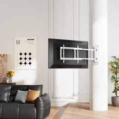 CondoMounts CLMSATVA2064 Manual Swing TV Wall Mount | Full Motion Swivel Arm for 32–75” Flat & Curved Screens | Heavy-Duty Aluminum & Steel | VESA 600x400 | 110 lbs Capacity | Cable Management