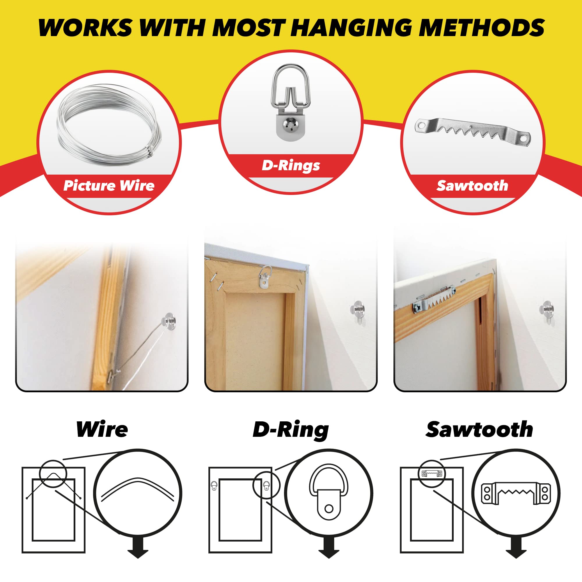 200 lb. Steel Heavy-Duty Drywall Hanger