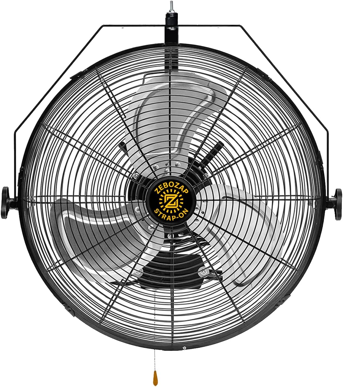 CondoMounts ZEBOZAP ZZFANW181B Strap on WaterProof Gazebo Post Fan 18"