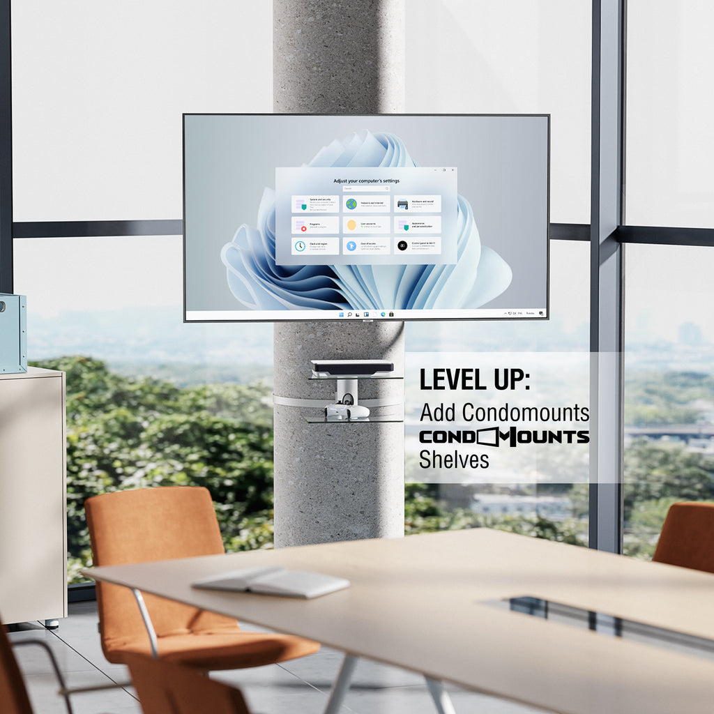 Full Motion Pillar TV Mount | Column TV Mount CLMTVA1044 – CONDOMOUNTS